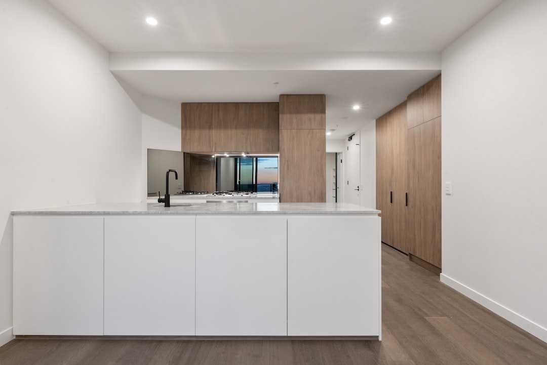 A Modern High End Kitchen With A Well Organized Pantry Fresh Fruits And Vegetables And A Grocery