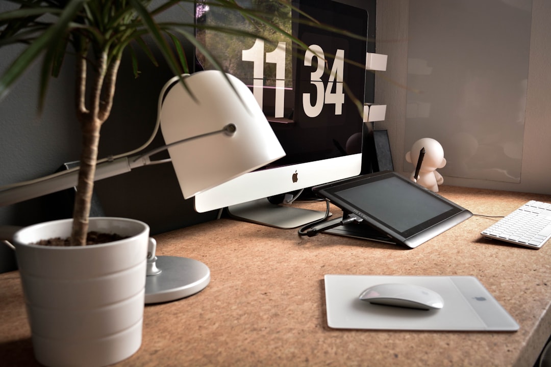 A Professional High Quality Photorealistic Image Depicting A Modern Workspace With A Laptop Displa